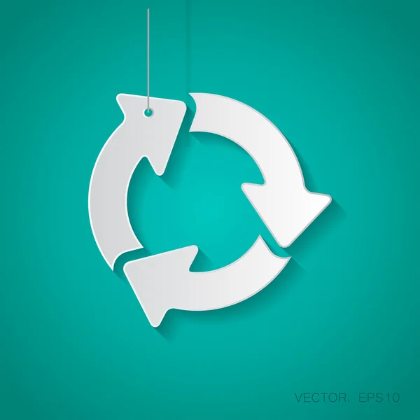 Circle arrows icon — Stock Vector
