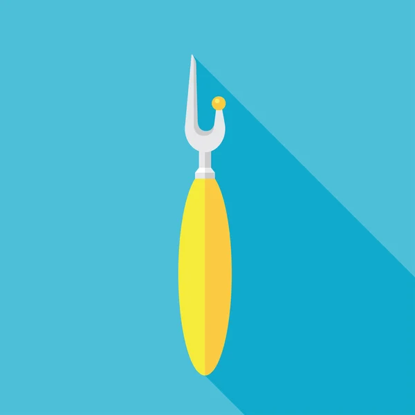 Tailor seam ripper icon — Stock Vector