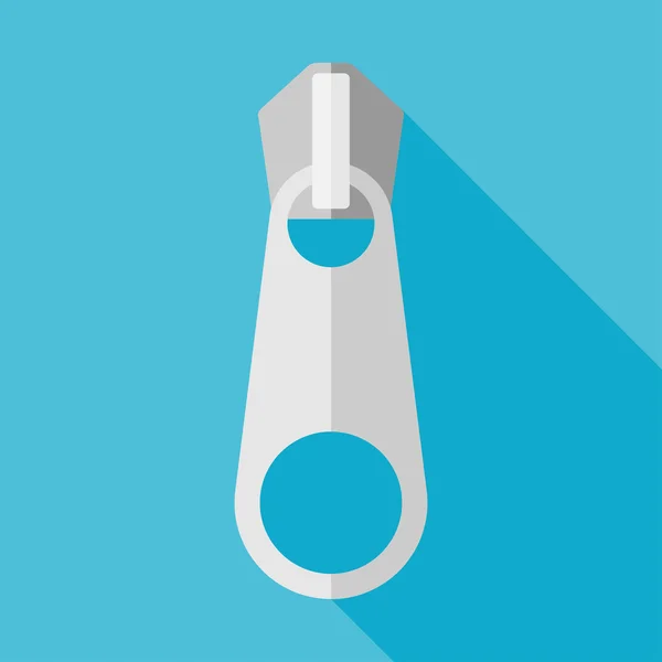 Tailor zipper icon — Stock Vector