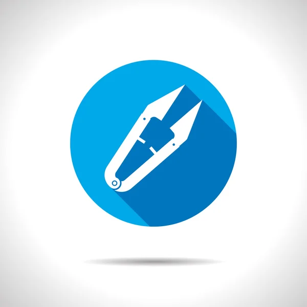 Tailor seam ripper icon — Stock Vector