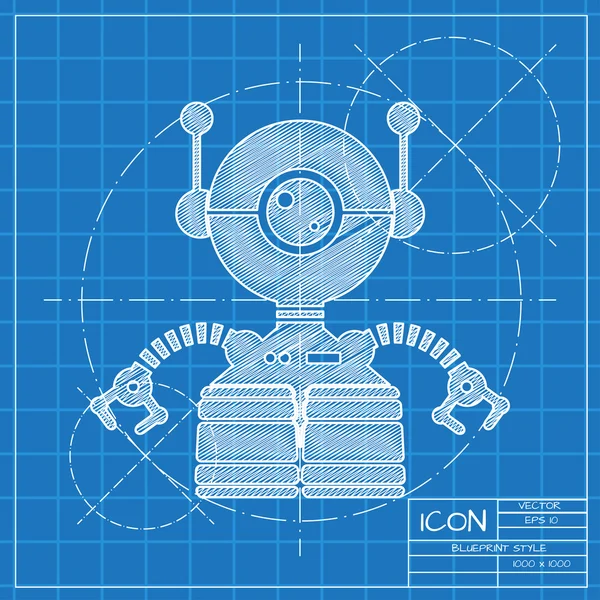 机器人玩具图标 — 图库矢量图片