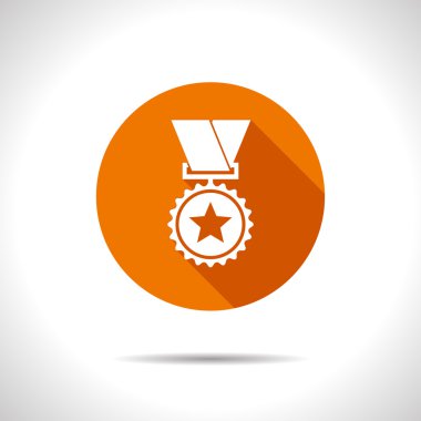 düz madalya simgesi