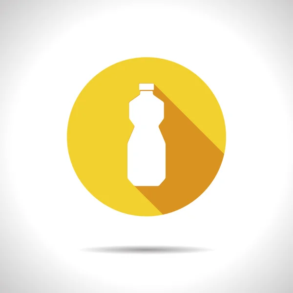 Botol minyak bunga matahari - Stok Vektor