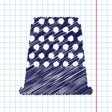 terzi yüksük parmak simgesi