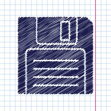 Retro disket simgesini