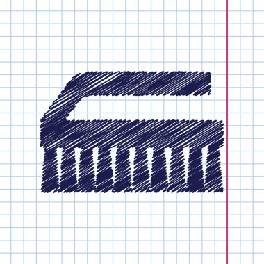 Temizlik fırça simgesini