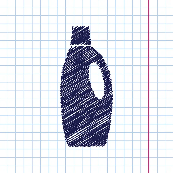 Tasainen puhtaampaa pullo — vektorikuva