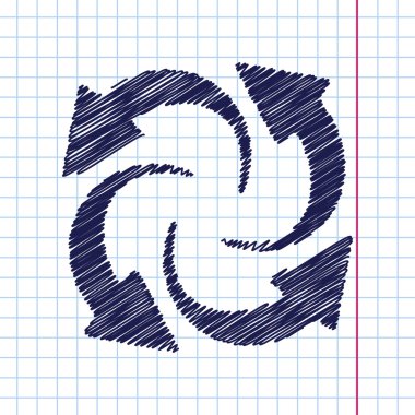 defterini okları yuvarlak daire