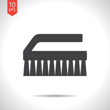 cleaning brush icon clipart