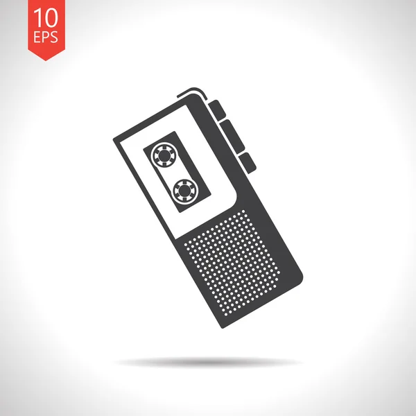 Retro Dictaphone icon — стоковый вектор