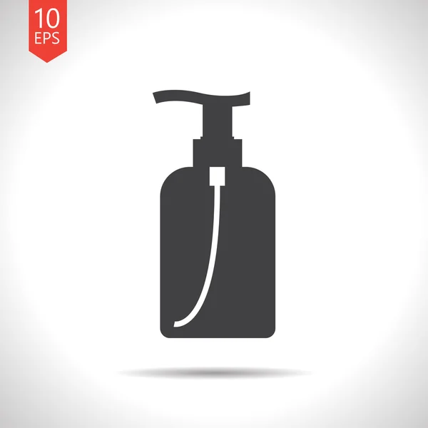 Icône de bouteille de savon — Image vectorielle