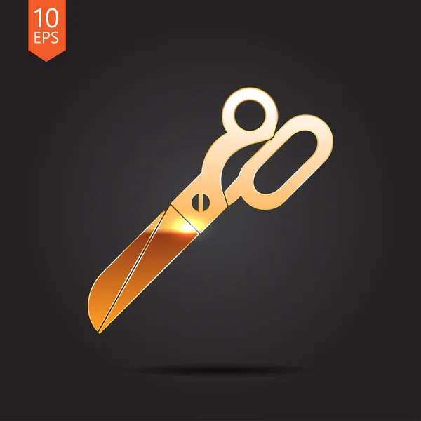 Krejčí nůžky ikona — Stockový vektor
