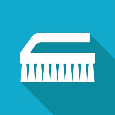 Temizlik fırça simgesini