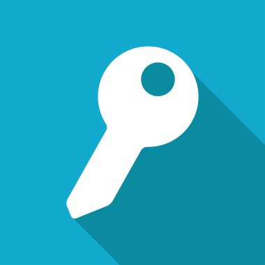 anahtar düz simgesi