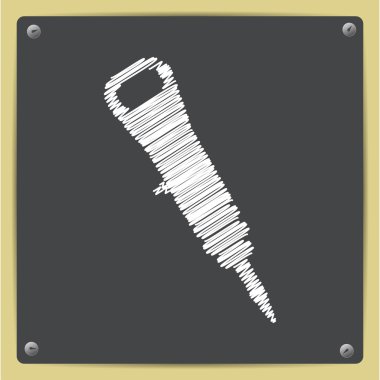 düz jackhammer simgesi
