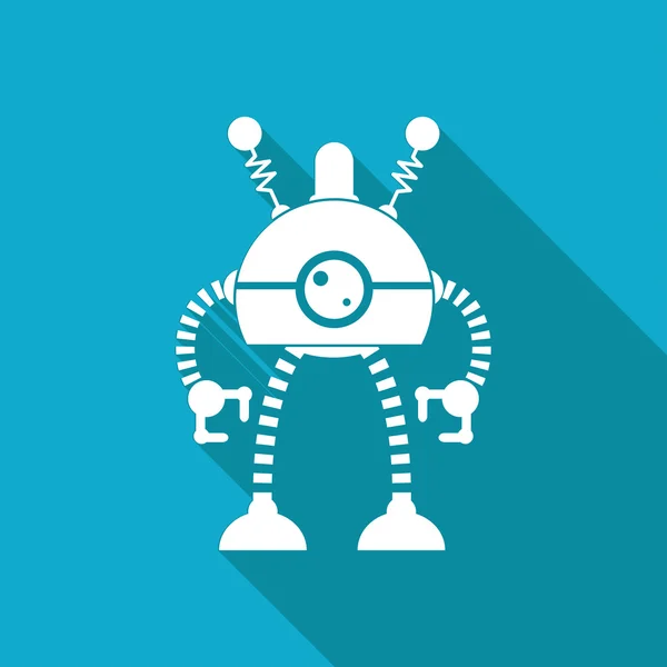 Ikona hračka robot — Stockový vektor