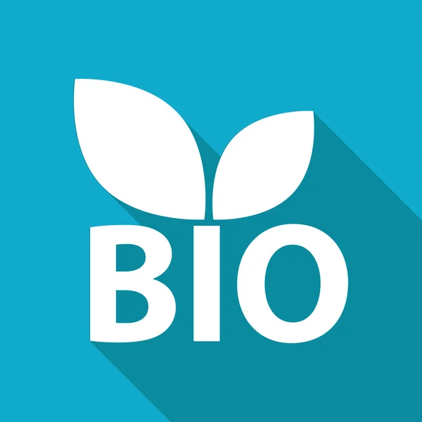 Bio icono para alimentos orgánicos — Archivo Imágenes Vectoriales