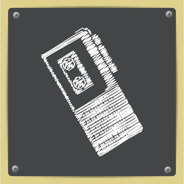 Retro Dyktafon ikona — Wektor stockowy