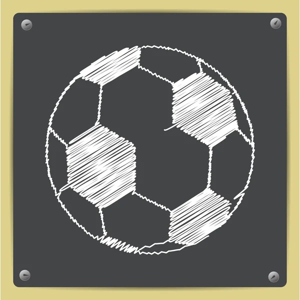 Fußball-Ikone — Stockvektor