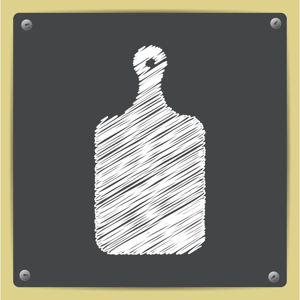 Icona del bordo della cucina — Vettoriale Stock