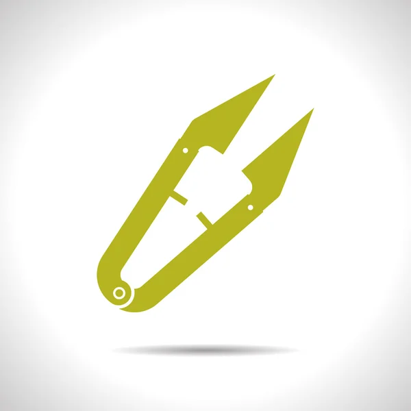 Tailor seam ripper icon — Stock Vector