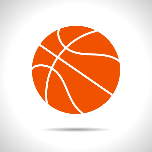 Color basketball icon — Stock Vector