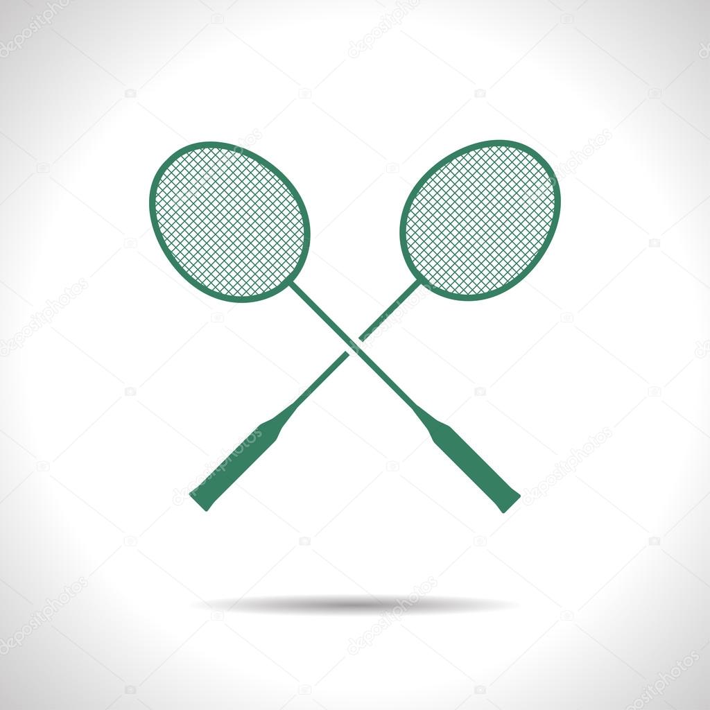 badminton rackets icon