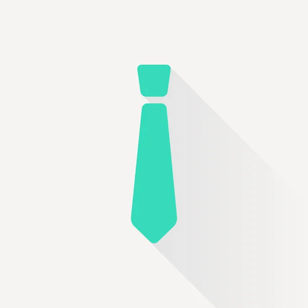 Επίπεδη γραβάτα εικονίδιο — Διανυσματικό Αρχείο