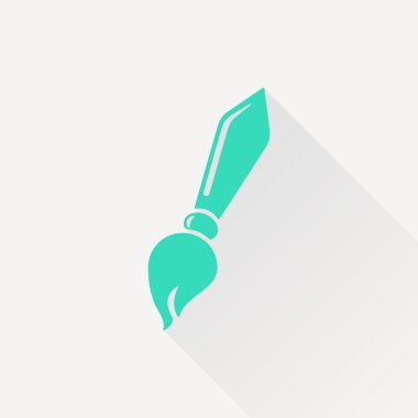 Düz fırça simgesini