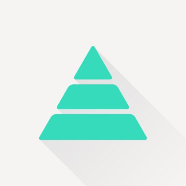 Düz piramit simgesi