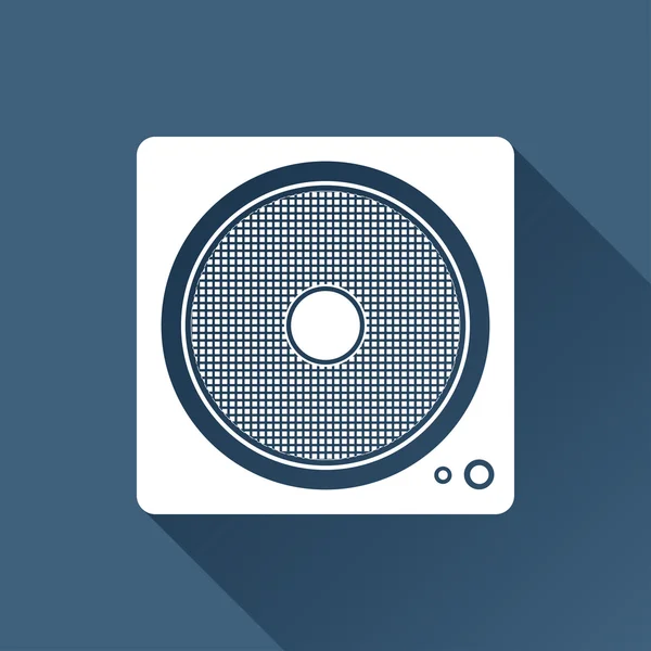 Flat music icon — Stock Vector