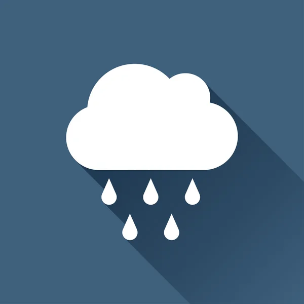 Ícone chuva nuvem —  Vetores de Stock