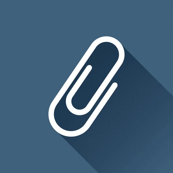 Clip plano icono — Vector de stock