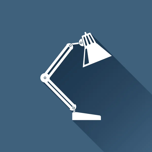 Icona lampada da tavolo — Vettoriale Stock