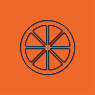 Düz narenciye simgesi