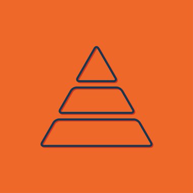 Düz piramit simgesi