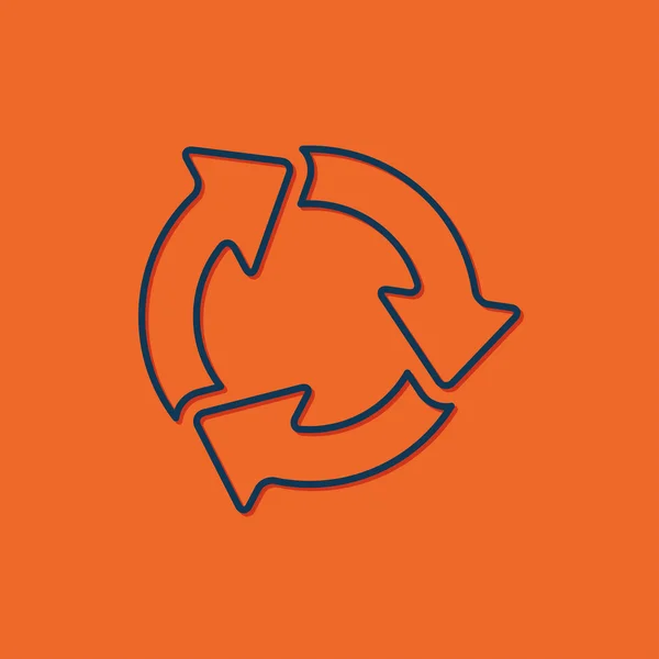 Circle arrows icon — Stock Vector
