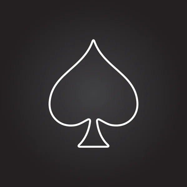 Spel spade pictogram — Stockvector