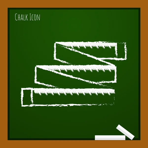 Kleermaker liniaal pictogram — Stockvector