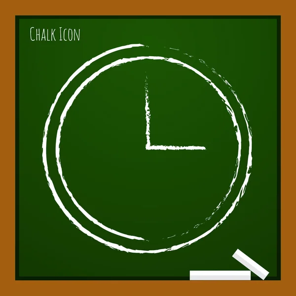 Icona dell'orologio piatto — Vettoriale Stock
