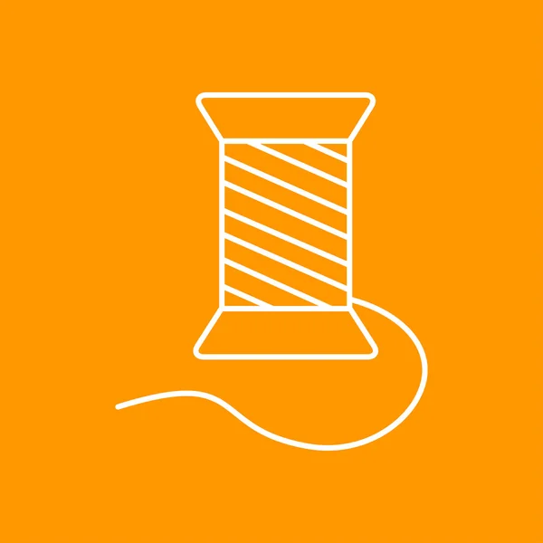 Tailor thread bobbin icon — Stock Vector