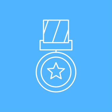 düz madalya simgesi