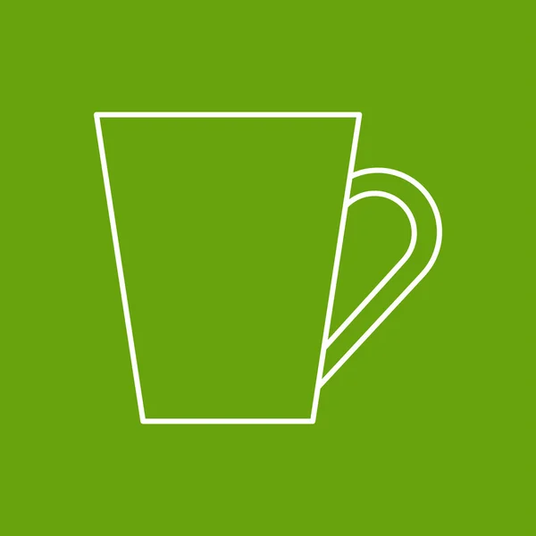Taza de té o café — Vector de stock