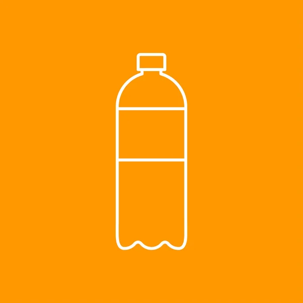 フラット水のボトル — ストックベクタ