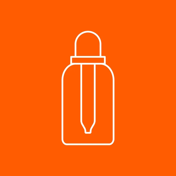 Ikona butelki kroplomierza — Wektor stockowy