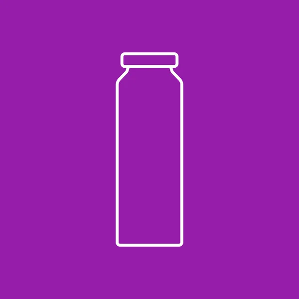 Botol dengan templat jus - Stok Vektor