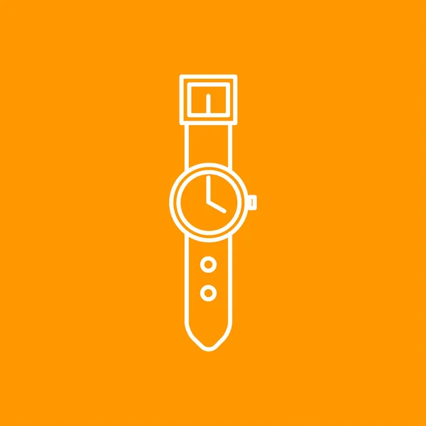 Reloj plano Icono — Vector de stock