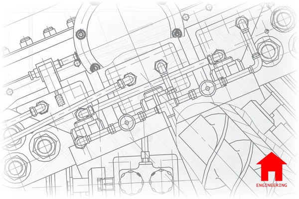 Fondo arquitecto técnico — Archivo Imágenes Vectoriales