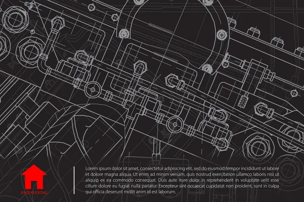 Fondo arquitecto técnico — Vector de stock