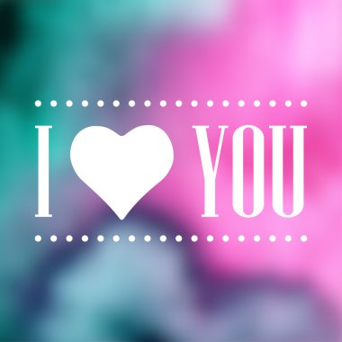 Sevgililer Günü kartı.